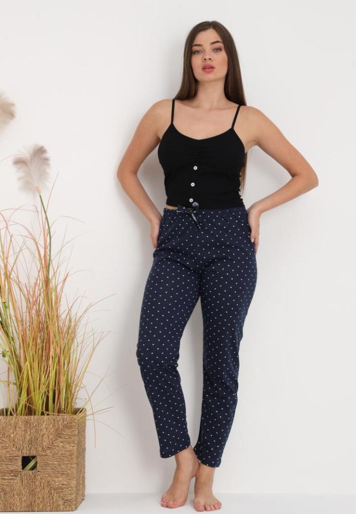 Pantaloni de Pijama Dama ,Culoare Bleumarin ,Engros